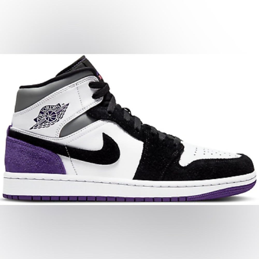 Nike Air Jordan 1 Mid SE “Varsity Court Purple” 852542-105 Men’s 17